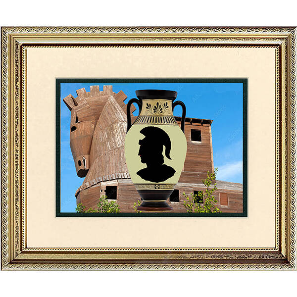 Illiad Vase Print III