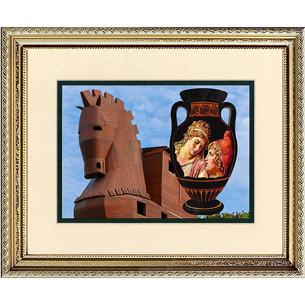 Illiad Vase Print VI