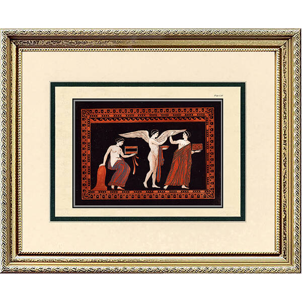 Vase Print Engraving XIII