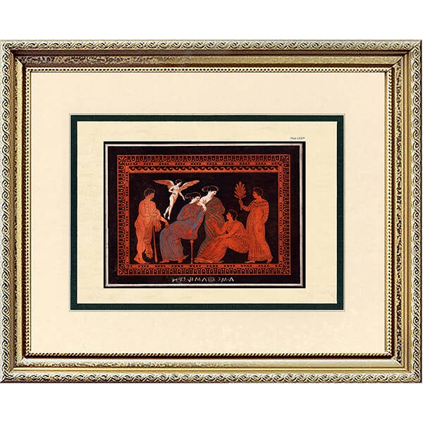 Vase Print Engraving XIV