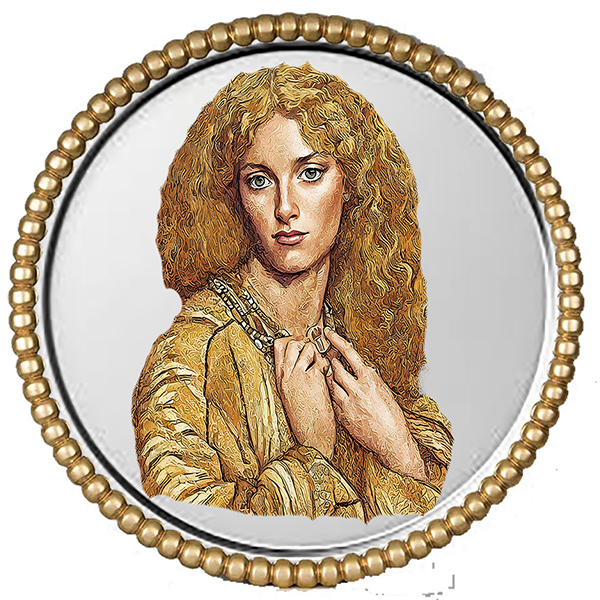 Helen of Troy Silver Round