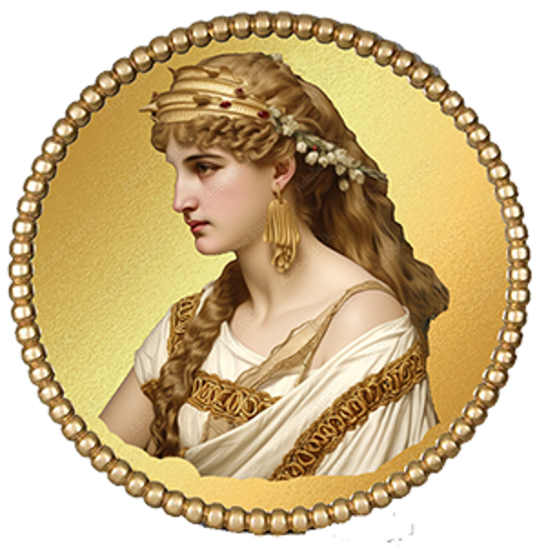 Helen of Troy Gold Round