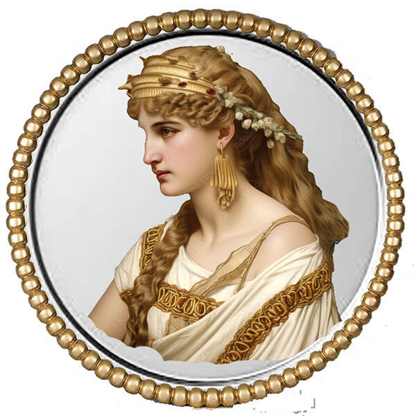 Helen of Troy Silver Round