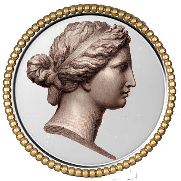 Aphrodite Silver Round
