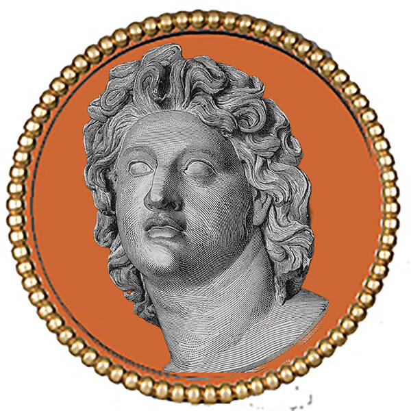 Alexander the Great Bronze Round