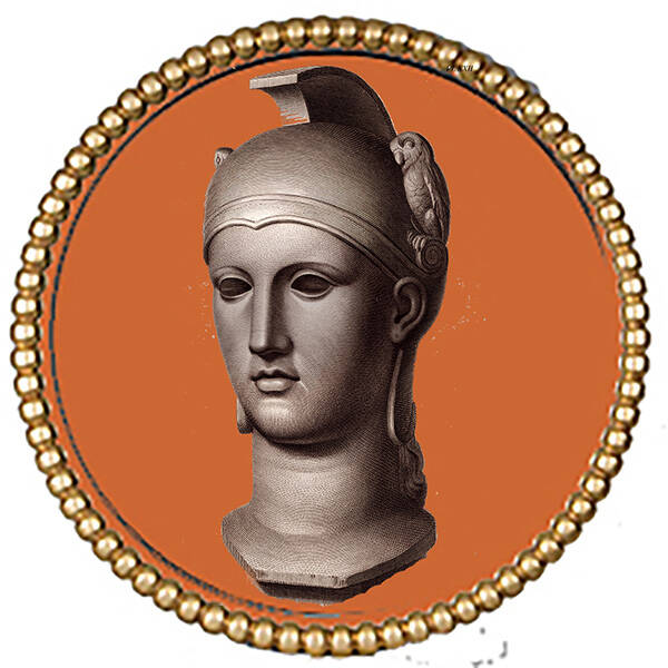 Minerva  Bronze Round