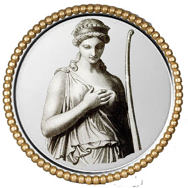 Penelope Silver Round