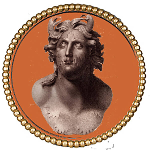 Dionysus Bronze Round