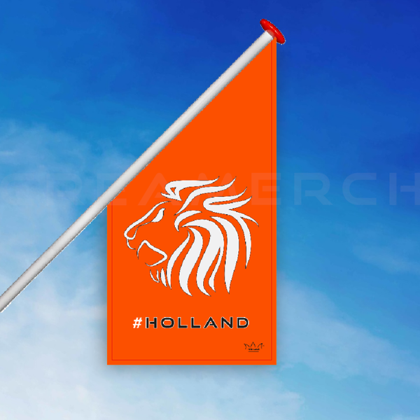 Kiosk vlag Holland met Leeuw