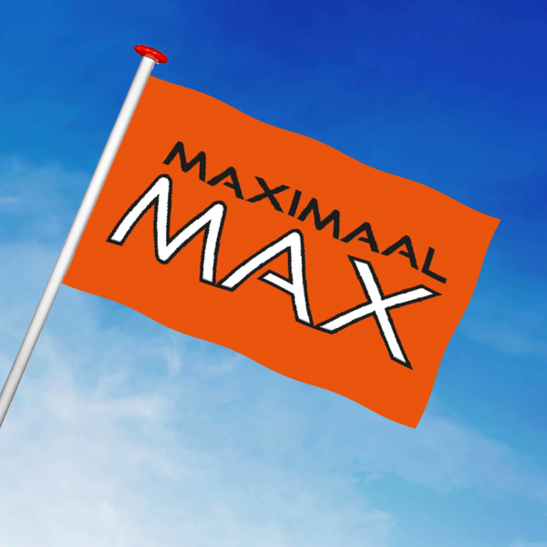 Maximaal Max (oranje) 100x150 cm