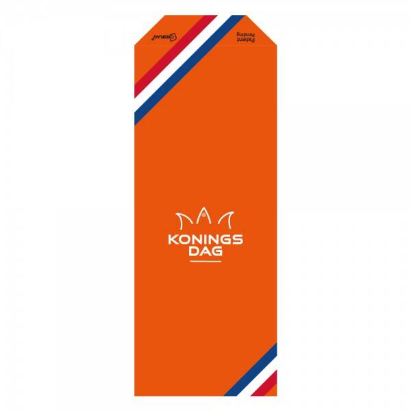 Deurraam vlag Koningsdag