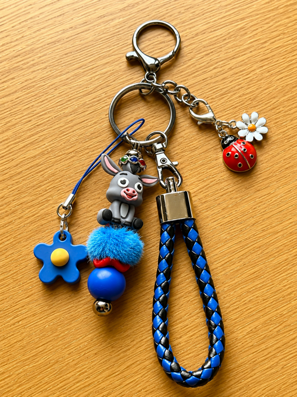 💙 Porte-clés « Ânon Bleu »