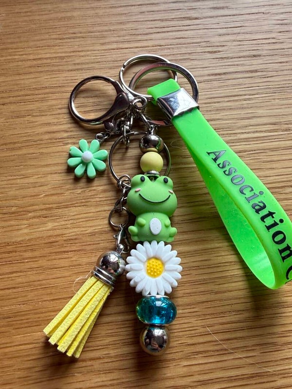 Porte-clés Grenouille verte