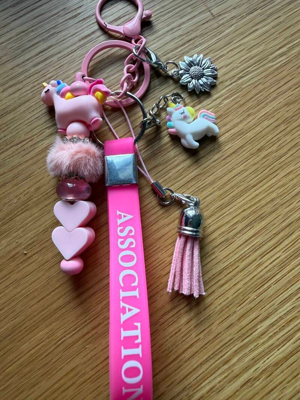 🦄 Porte-clés Licorne Magique 🌈