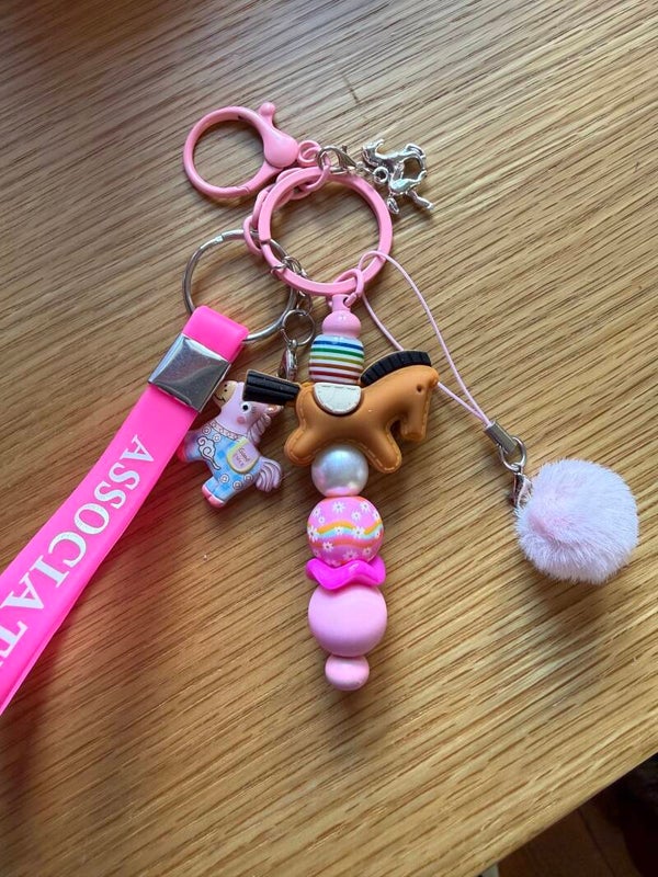 🐴 Porte-clés Petit Cheval Fantaisie 🌈