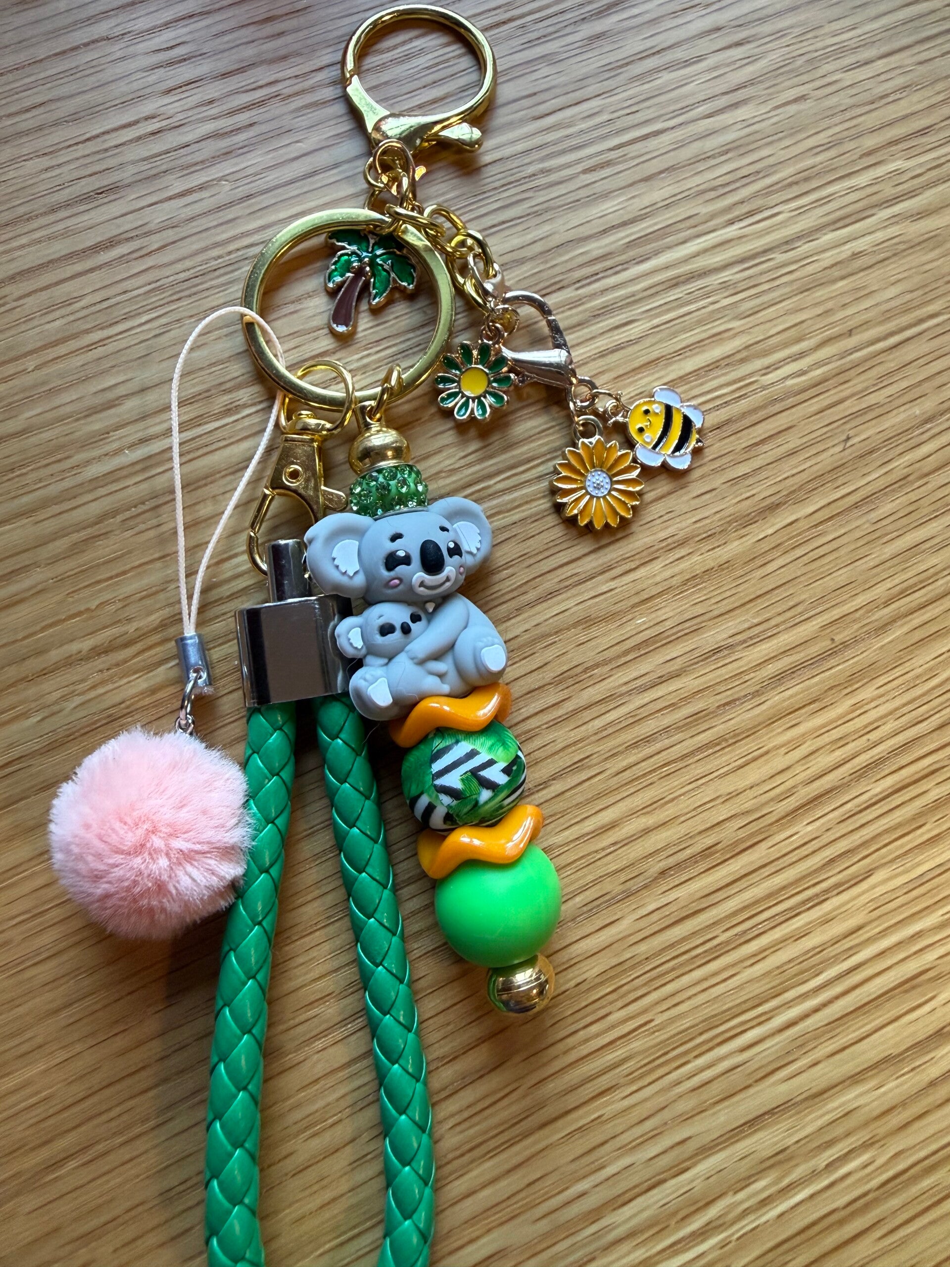 🐨 Porte-clés Koala Tropical 🌴
