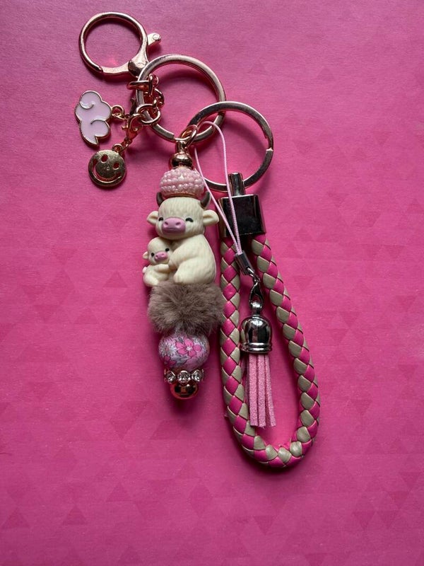 Maman vache rose