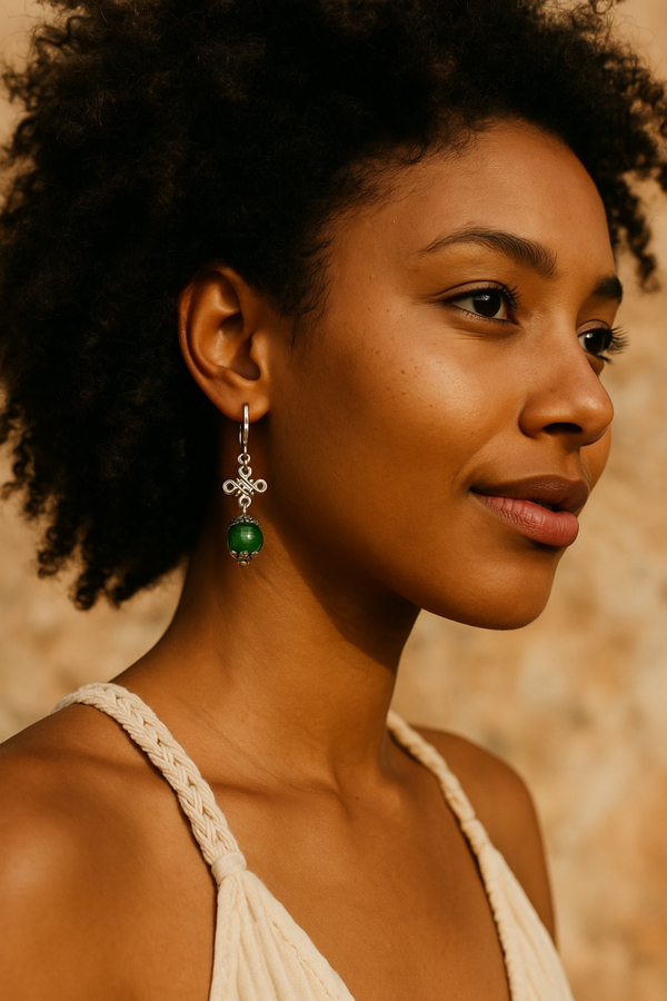 Green Harmony Earrings