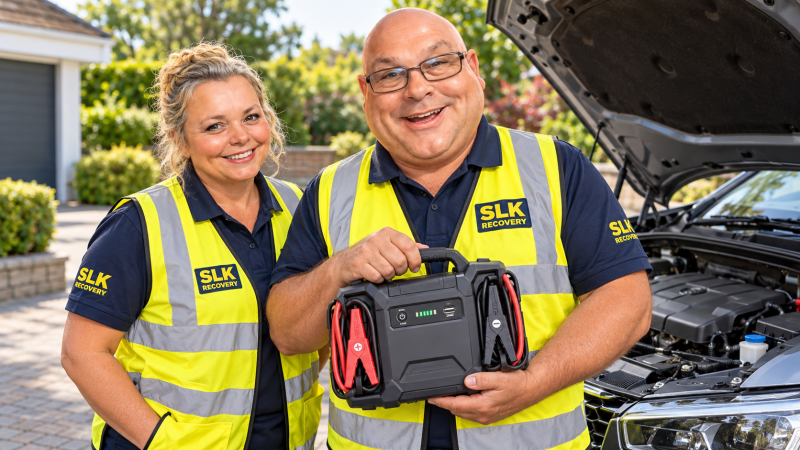 SLK Recovery staff Jump start.