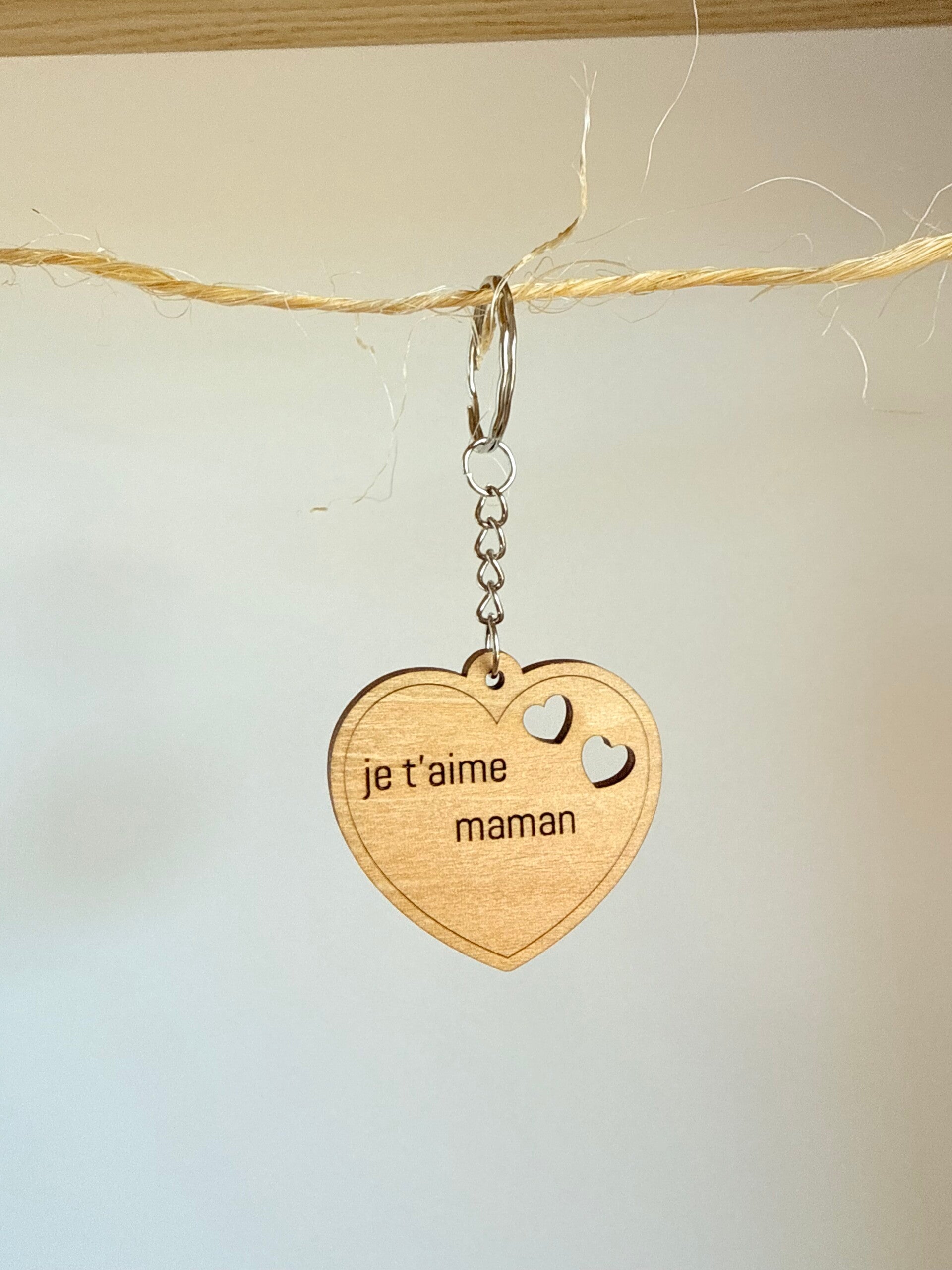 Porte clé coeur
