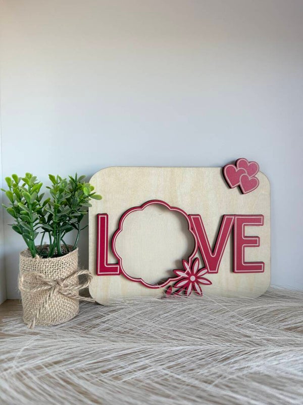 Cadre photo "love"