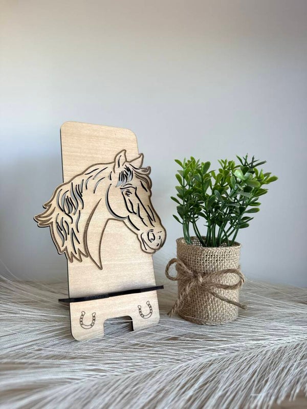 Support de téléphone "Cheval"
