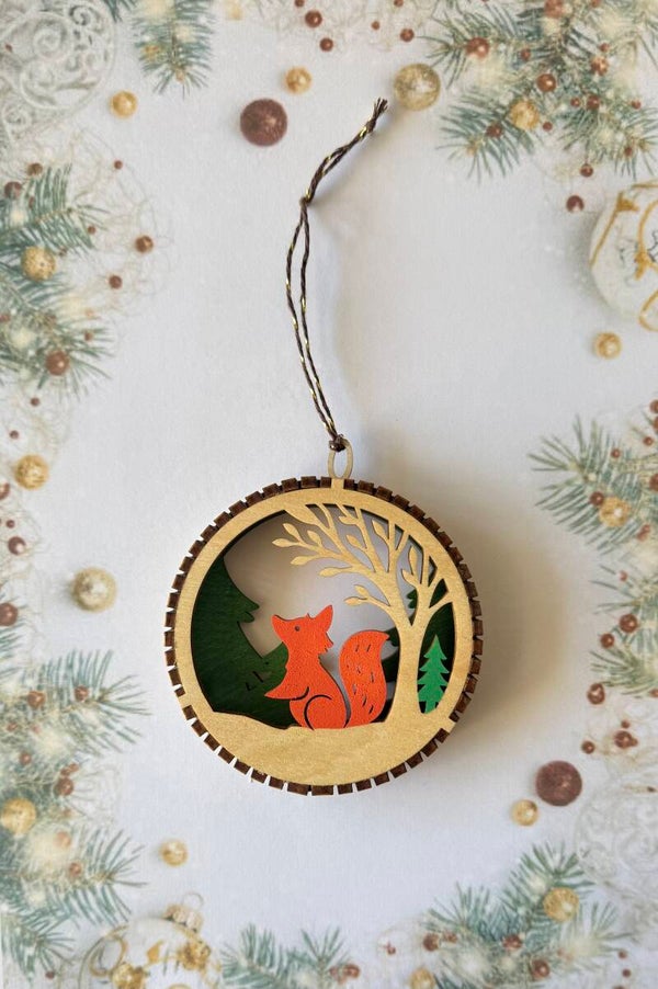 Boule de Noël « renard »