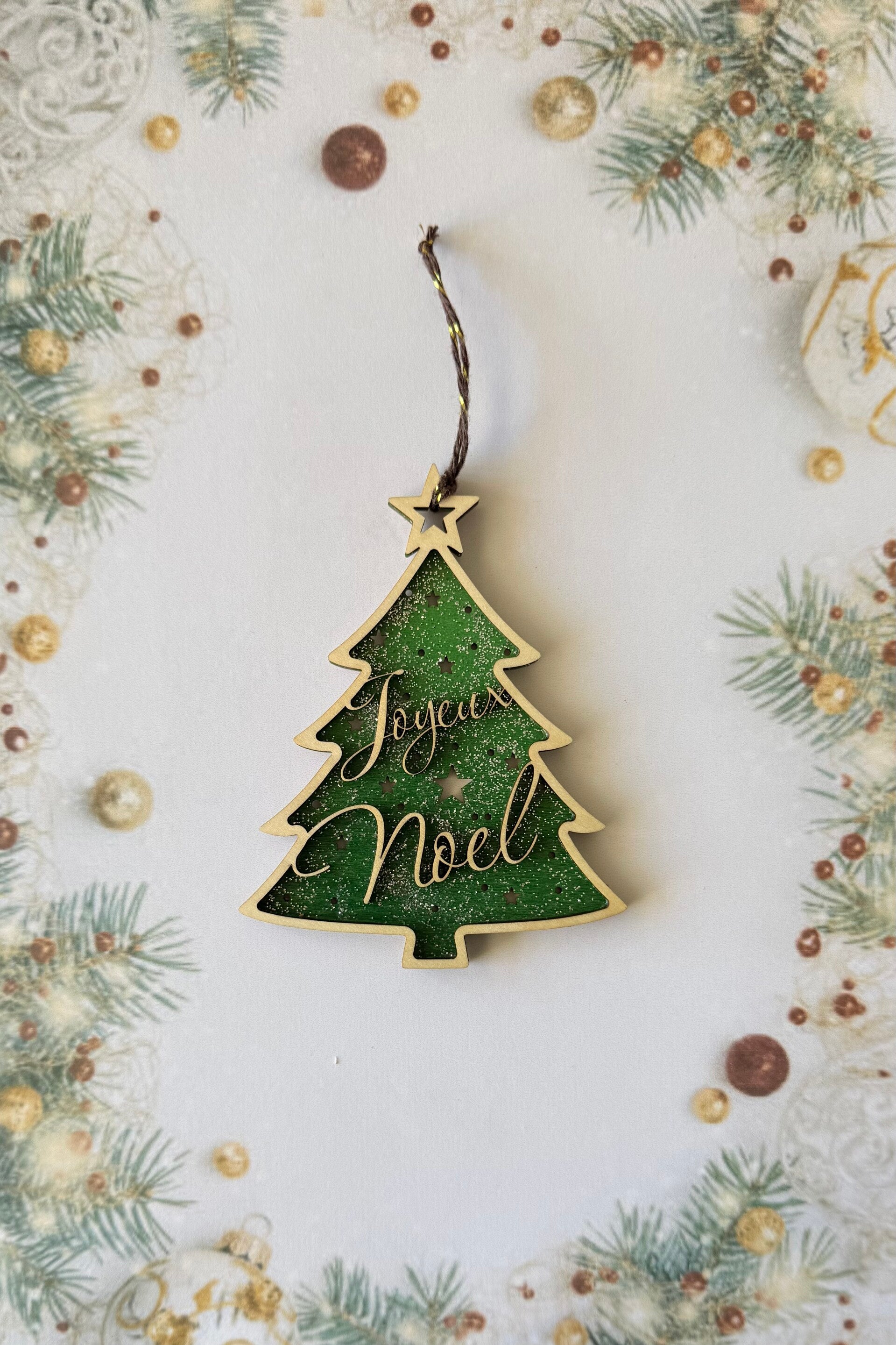 Sapin « joyeux Noël »