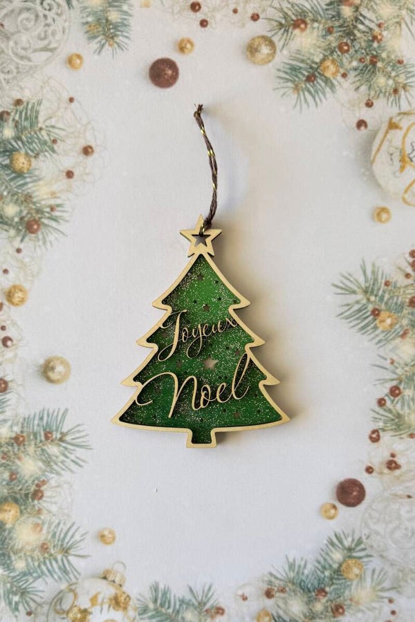 Sapin « joyeux Noël »