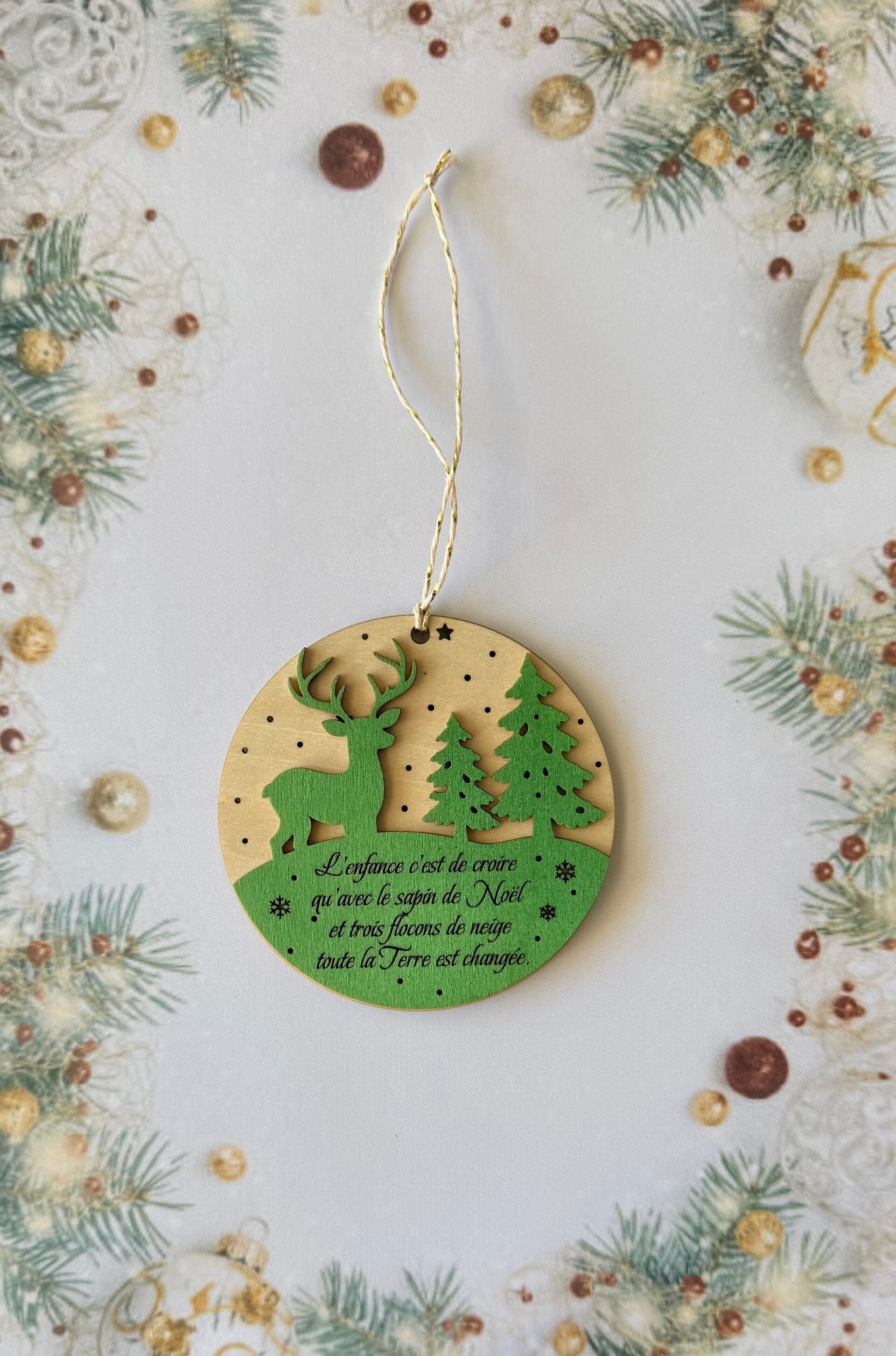Boule de Noël « personnalisée »