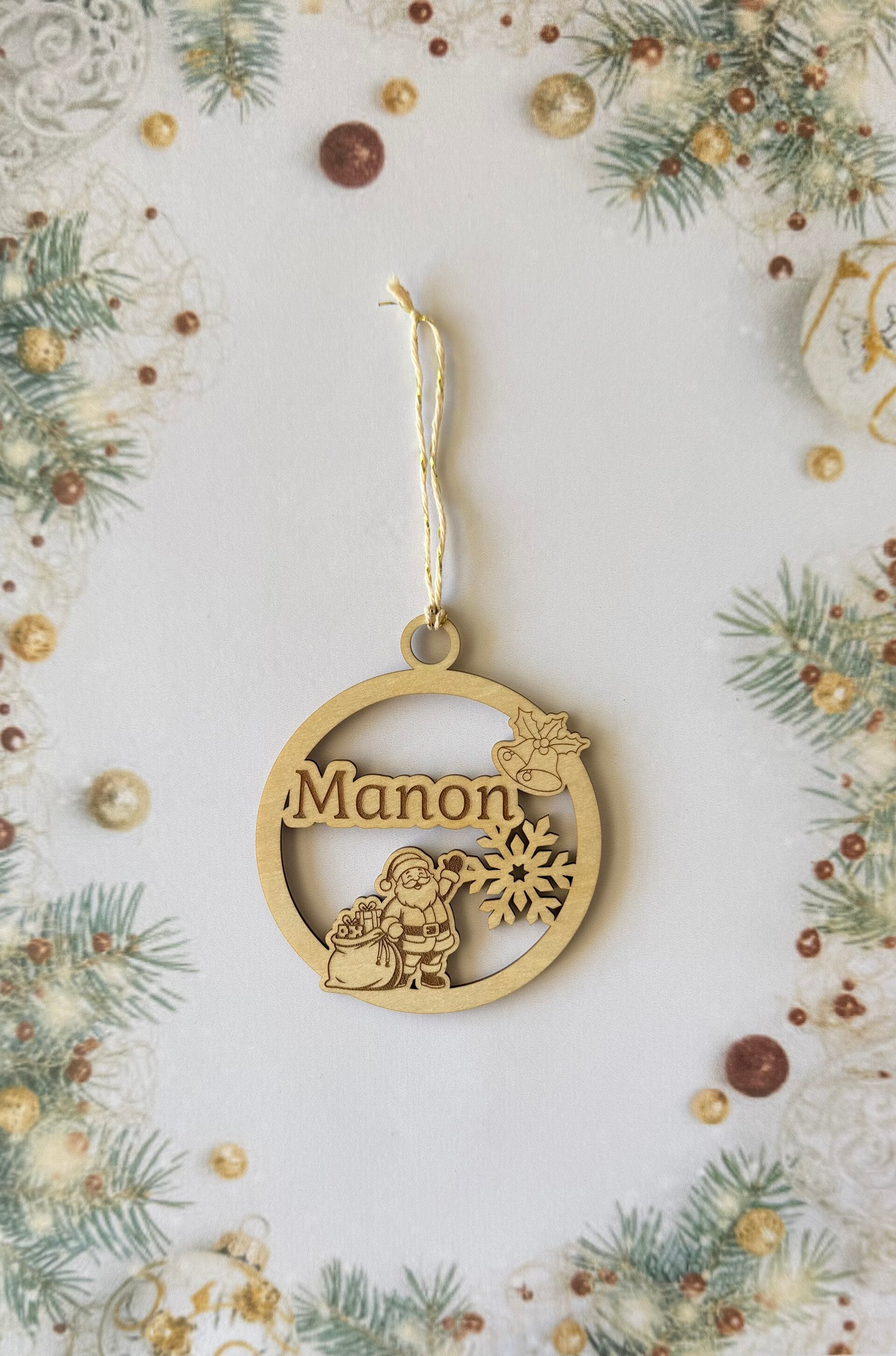 Boule de Noël « prénom personnalisé »