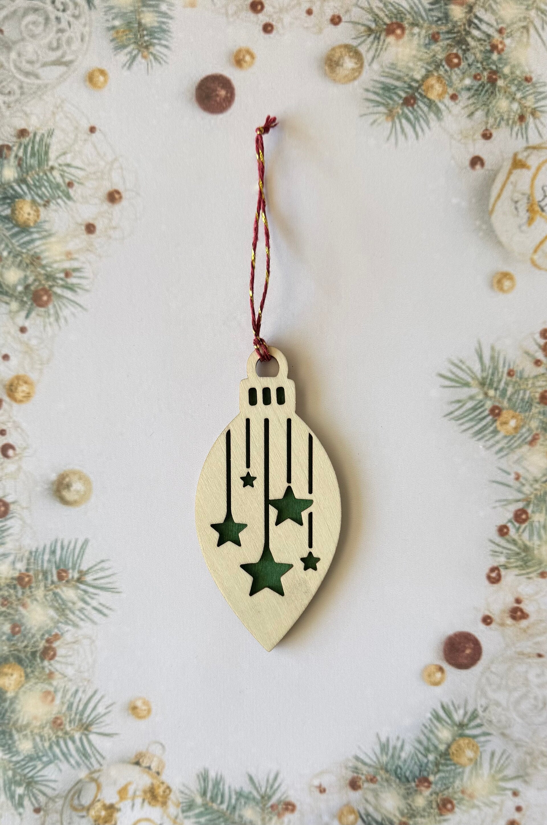 Boule de Noël « ovale »