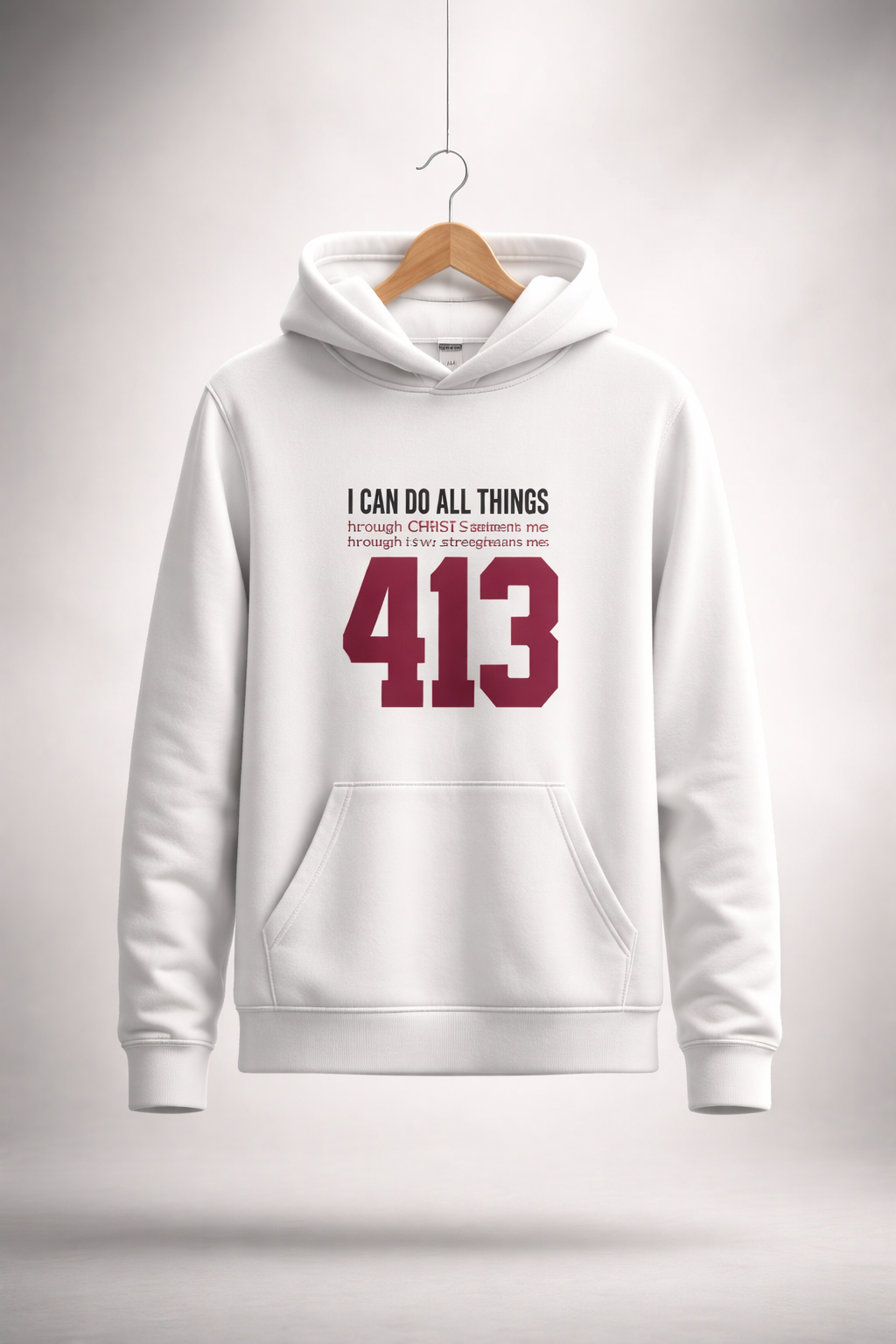 Faith Inspiration Hoodie – Philippians 4:13