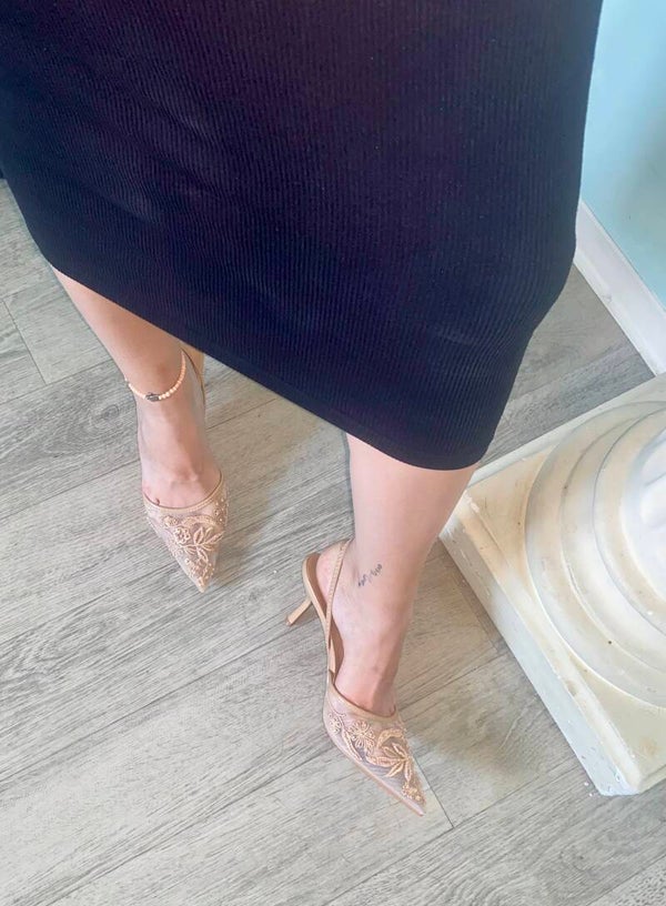 Beige Mules