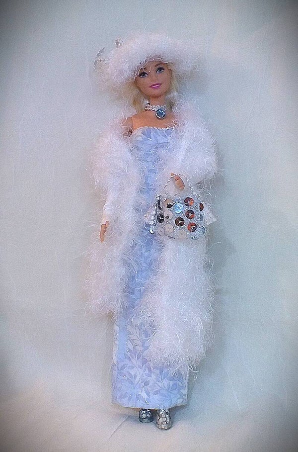 Winter Ball Gown and Accessories