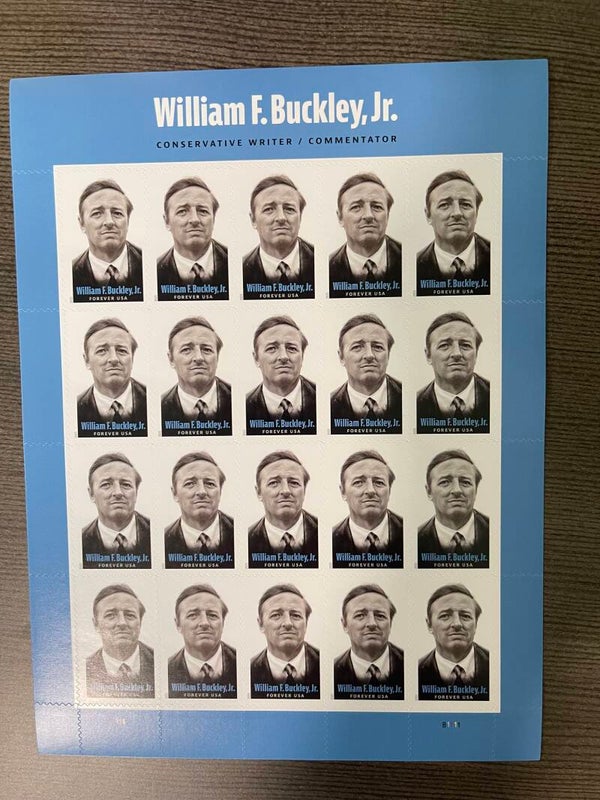 William Buckley One full Sheet/Pane, MNH