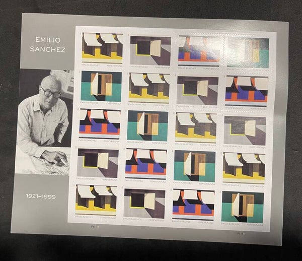 Emilio Sanchez Sheet of 20 Forever Stamps MNH