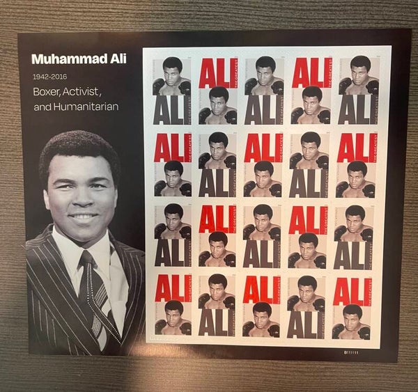 Muhammad Ali “The Greatest” Stamp Sheet, MNH