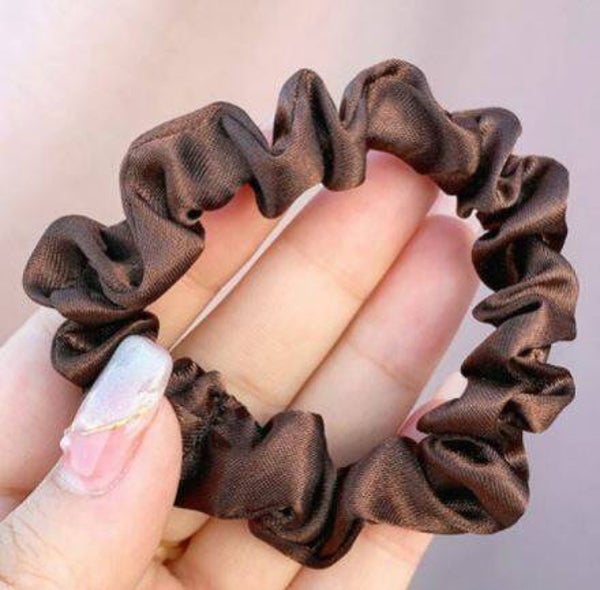 Scrunchie bruin
