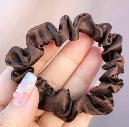 Scrunchie bruin