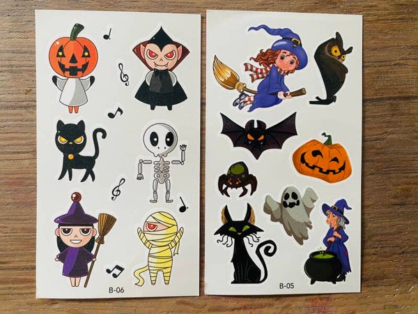 Halloween tattoos