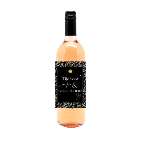 Wijnfles Rosé - Tijd voor Wijn