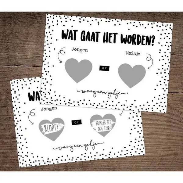 Kraskaarten 'Jongen'