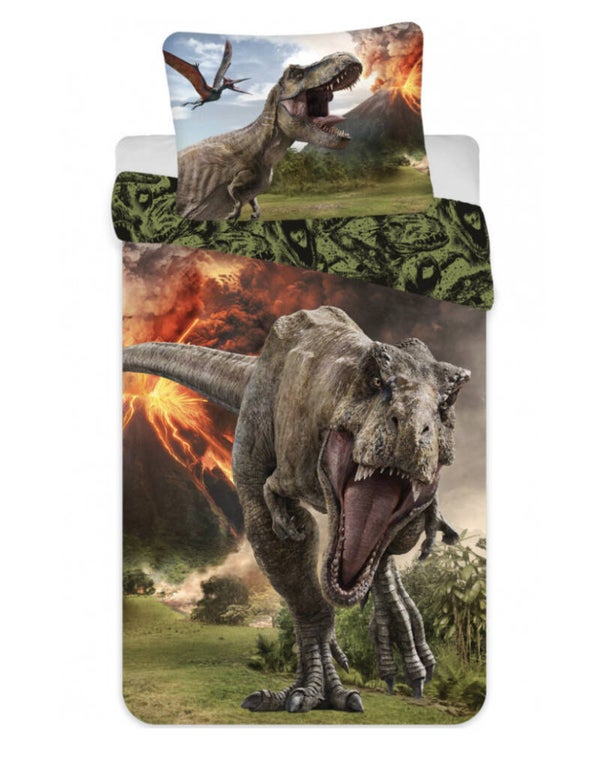 Jurassic World dekbedovertrek 140x200 cm