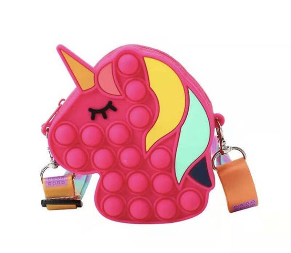 Unicorn pop it bag
