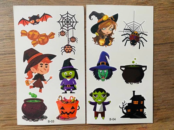 Halloween tattoos