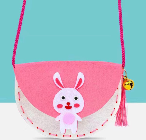 Knutselset handtas maken konijn