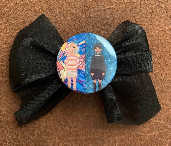 Mini haarstrikje Wednesday