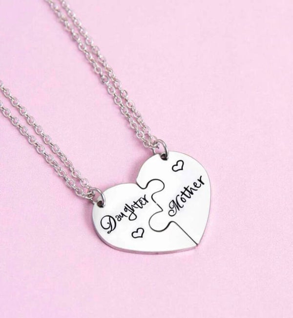 Mama dochter ketting