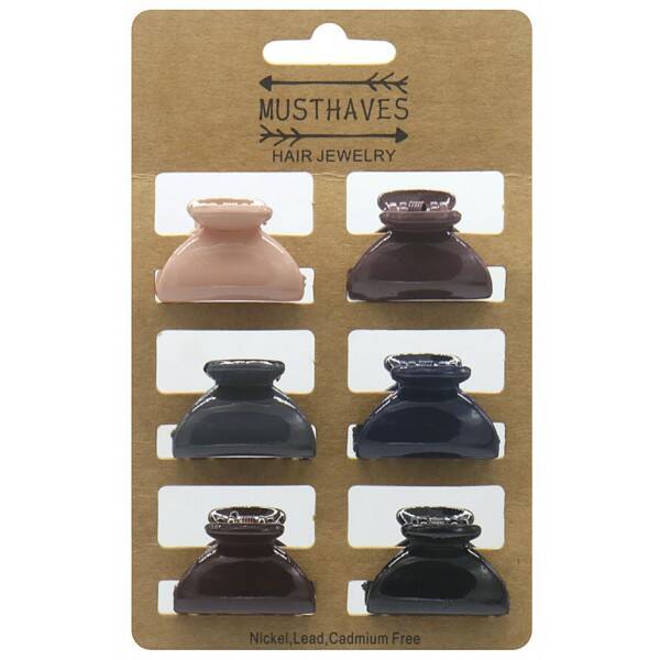 6 kleine haarklemmen